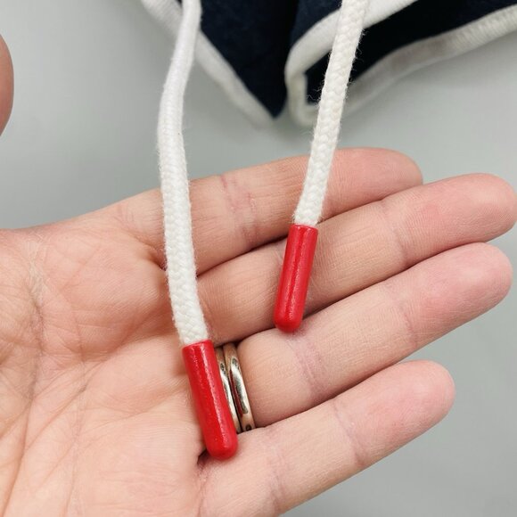 Tommy Hilfiger Womens Small Colorblocked French Terry Sleep Shorts in Gray 1715 - Picture 3 of 7